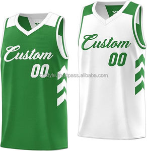 ONSTYLE SPORTS Reversible Breathable Basketball Vest Double Layer Mesh Sleeveless Jersey Sets for Training <b>Matches</b> and Team Wear - Product Image 4