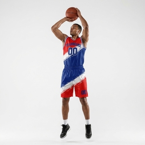 Fabricante de Uniformes de Baloncesto Personalizados, Camisetas y Pantalones Cortos, OEM ODM, Venta al Por Mayor, Tela de Malla 100% Poliéster, Transpirable y de Secado Rápido - Product Image 2
