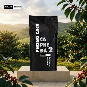 กาแฟบดพรีเมียมเวียดนาม คั่วเข้ม อาราบิก้า โรบัสต้า เบลนด์ 1 กก. รับผลิต OEM แบรนด์ส่วนตัว - Product Image 1