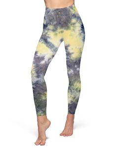 New Arrivals Women Scrunch Butt Yoga Leggings High Gym Waisted PrintedTie Dye Workout Stretchy Leggings Custom Logo Yoga Pants - Product Image 3