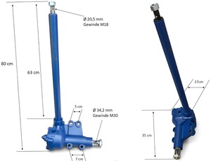 ZANGO 04301264 Caja de Dirección Manual para Tractor de Uso Pesado, Pieza de Repuesto - 15 kg, Hecho en India, Sin Garantía - Product Image 3