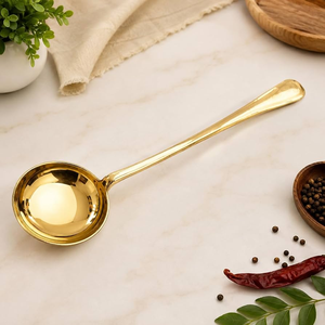 Cuillère à café de luxe en acier inoxydable doré, long manche, cuillère doseuse pour thé, sucre, poudre, épices et accessoires de cuisine - Product Image 3