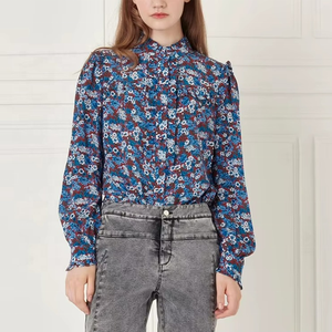 Blusas Casuales de Verano 2026 con Estampado Floral Vintage, Manga Larga, Elegantes, para Mujer Joven, Fabricantes de Ropa Femenina, Personalizadas - Product Image 5