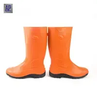 AP Boots Terra Eco 3 <b>Orange</b> Safety Work Rain Boots-Heavy Duty Waterproof PVC Rubber <b>Shoes</b> - Product Image 4