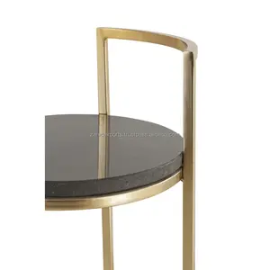 Modern <b>Matte</b> Black Steel Dining <b>Table</b> Eco-Friendly Design German Precision Basket Drawers Metal Coffee <b>Table</b> Zahid Exports India - Product Image 4