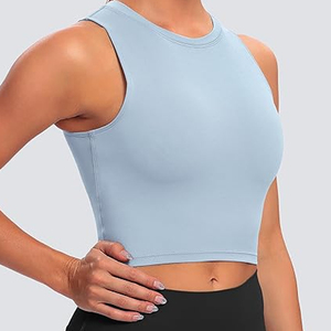 Soutien-gorge de sport léger pour femme de qualité supérieure, nouveau design, confortable, avec logo frontal, maintien élevé, en gros - Product Image 2