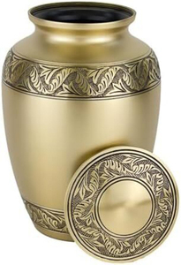 Wholesale Metal Cremation Urns <b>for</b> Adult Human <b>Ashes</b> Modern Design Funeral Supplies <b>Casket</b> Memorial Keepsake - Product Image 1
