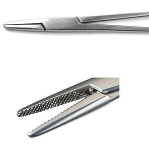 Porte-aiguille Halsey en acier inoxydable allemand, instrument chirurgical, vente en gros, utilisé à l'hôpital avec service OEM - Product Image 2