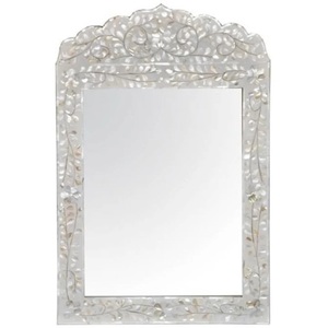 Premium Wooden Decorative <b>Mirror</b> Handcrafted Foliage Border Stylish Statement Piece for Modern Home Decor - Product Image 3