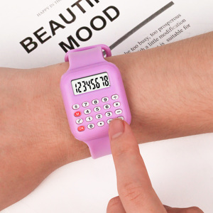 2024 unisex Kid Silicone kỹ thuật số cổ tay đồng hồ đa năng máy tính điện tử và đồng hồ với nguồn năng lượng pin - Product Image 3