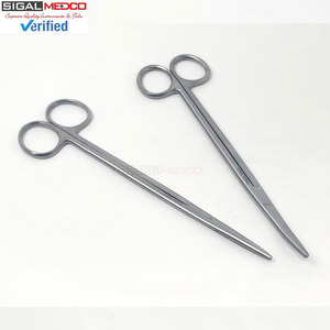 Lot de 2 Ciseaux Metzenbaum 7 pouces, droits et courbés, pour dissection et chirurgie, en acier inoxydable, manuels, certifiés CE, pour tissus - Product Image 4