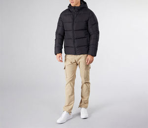 Veste d'hiver matelassée personnalisée pour homme avec logo, imperméable, respirante, réversible, avec protection contre le vent et la chaleur - Product Image 6