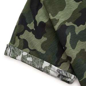 T-shirts courts en coton pour femmes, style streetwear, à manches courtes, respirants, coupe ample, qualité professionnelle, imprimé camouflage - Product Image 5