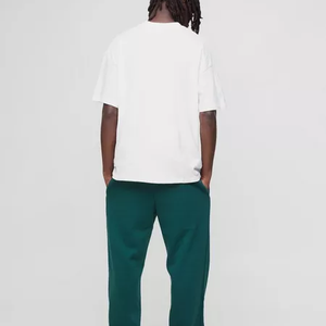 T-shirt vintage épais 100 % coton à épaules tombantes, coupe oversize, délavé à l'acide, noir, longueur longue, en maille légère de bambou, grandes tailles - Product Image 5