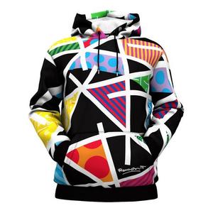 Sweat à capuche tricoté pour homme avec imprimé chat de dessin animé coloré, style streetwear automne, impression par sublimation - Product Image 3
