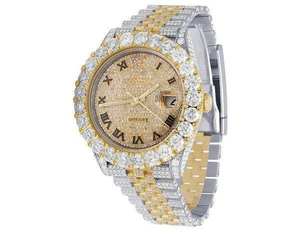 นาฬิกาแฟชั่นหรู VVS มอยส์ซาไนต์ ขนาด 41 มม. เครื่องญี่ปุ่น ควอตซ์ อนาล็อก ตัวเรือนเหล็ก ราคาประหยัดสุดฮิต - Product Image 1