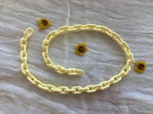 Décoration murale artisanale en résine, style moderne, maillons grands et épais, mélange de couleurs, design punk, chaîne longue multi-pièces - Product Image 5