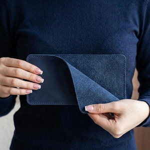 Premium Leather Cash <b>Envelope</b> Customizable Design All-Season Use Multi-functional Features Secure Zipper Organized Interior - Product Image 3
