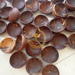 BEST CHOICE tazón de cáscara de coco rústico seguro para alimentos, cuencos de coco ecológicos saludables de Vietnam - Product Image 5