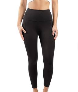 Leggings de sport décontractés pour femmes, taille haute, 100% coton tricoté, respirants, pour la course à pied, la gym, le yoga, séchage rapide, légers - Product Image 4