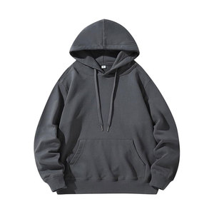Men Washed Hoodie Oversized Hooded Sweatshirt Acid Wash Cotton Baggy Streetwear Sweatshirts <b>Workout</b> <b>Hoodies</b> FORTLEO INDUSTRIES - Product Image 1