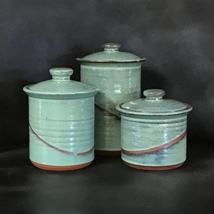 Handcrafted Ceramic Storage Jar Airtight Lid Durable Glazed Finish Moisture Resistant Elegant Organizer Premium Craftsmanship - Product Image 3
