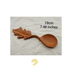 99 GD Cuchara Mini de Madera de Acacia Roja Ecológica Personalizada con Mango Largo Estilo Vintage para Café y Té, Venta Caliente 2026 - Product Image 2