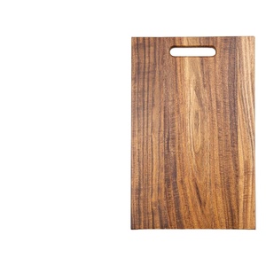 Planche à découper rectangulaire en bois Premium RM International, 1,5 cm d'épaisseur, compatible lave-vaisselle, logo personnalisé, viande, légumes, fromage - Product Image 1