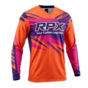 Maillot de motocross personnalisé avec logo, impression par sublimation, vente en gros, maillot de descente pour jeunes, maillot de motocross - Product Image 1