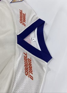 Camiseta de Fútbol Retro Personalizada de Poliéster, Corte Regular, Impresión Digital, Bordada, Informal, Tejida, Estilo Urbano, Malla, Fútbol Americano - Product Image 3