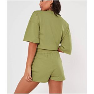 Ensemble de vêtements de sport pour femmes, 2 pièces, T-shirt de gym respirant et short de course, ensemble de costumes de yoga à séchage rapide, vêtements d'entraînement de fitness pour femmes - Product Image 6