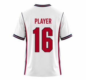 เสื้อฟุตบอลทีมเหย้า-เยือนแบบสั่งทำพิเศษ พร้อมลายเซ็น 100% โพลีเอสเตอร์ แห้งเร็ว แขนสั้น เสื้อซ้อม พร้อมโลโก้สั่งทำพิเศษ แบบรีดร้อน - Product Image 2