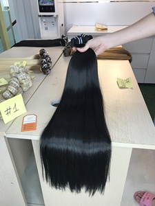 Vietnamese Raw Bone Straight Virgin Cuticle Aligned <b>Hair</b> Bundles Unprocessed Double Weft Machine <b>Hair</b> Extensions Wholesale - Product Image 6