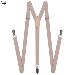 Good Supplier With Best Price New Arrival Best Supplier Anti Rust High-Stretch Adjustable Elastic Straps Leather <b>Suspenders</b> - Product Image 2