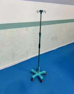 Support d'infusion réglable en acier inoxydable, poteau médical pour perfusion IV, support de perfusion de classe I Hitech en métal pour hôpital et clinique - Product Image 3