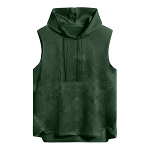 Camiseta Deportiva de Gimnasio 100% Algodón, Estilo Urbano, Verano, Culturismo, Sin Mangas, Diseño Deportivo, Camiseta sin Mangas para Hombre - Product Image 4