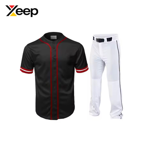 ชุดเบสบอลผู้ชาย XEEP Customize รุ่น XC-BBU-47 ระบายอากาศได้ดี ลายพิมพ์แบบ Heat-Transfer ผลิตจากโพลีเอสเตอร์ 100% ดีไซน์คุณภาพสูง - Product Image 2