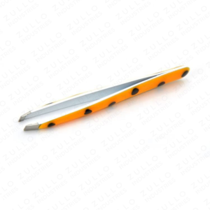 Custom Polka Dot Stainless Steel Eyebrow Tweezers Professional Precision Beauty <b>Tool</b> With Wholesale Price - Product Image 3