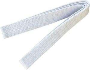 Ceinture de Taekwondo Jaune 100% Coton Durable Unisexe Adulte pour Arts Martiaux Teinte Unie En Stock Respirante Écussons Tissés OEM - Product Image 2