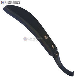 Couteau à sabots LIPUMA <span class=keywords><strong>ARION</strong></span>, lame en acier inoxydable noir, manche ergonomique perforé, couteau professionnel de qualité supérieure pour le soin des sabots de cheval - Product Image 5