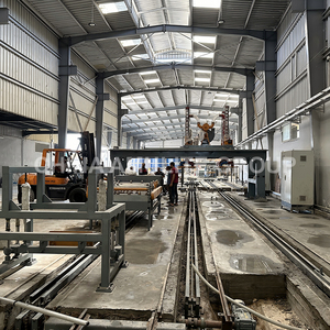 สายการผลิตบอร์ดอนุภาคไฟเบอร์ซีเมนต์ฉนวนกันความร้อนกันน้ำได้กลุ่ม Amulite ประเทศจีน - Product Image 2