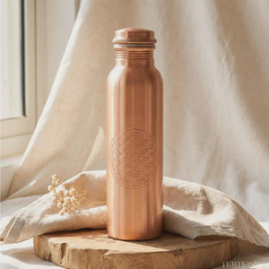 Pure <b>Copper</b> Water Bottle Antique <b>Copper</b> Design Thermal Insulation Anti-Corrosion Coating for Boiling Reusable Corporate Gifting - Product Image 1