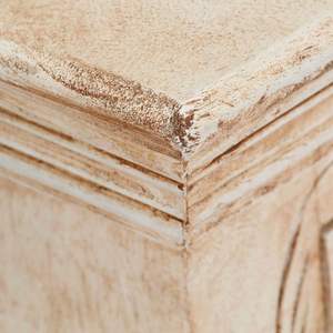 ตู้ข้างเตียงไม้มะม่วงเนื้อแข็ง 15.7\"x11.8\"x19.7\" โต๊ะข้างเตียงดีไซน์หรูหรา - Product Image 6