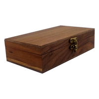 Nouvelles arrivées Boîte en bois de noyer avec cloison Boîte en bois personnalisée pour souvenirs, photos, bagues à bijoux et boîtes à vin à bas prix