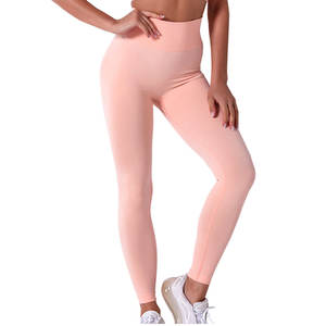 Ensemble de yoga sans couture pour femme, vêtements de sport, leggings taille haute et soutien-gorge de sport, tenue de sport côtelée, vêtements de fitness - Product Image 6