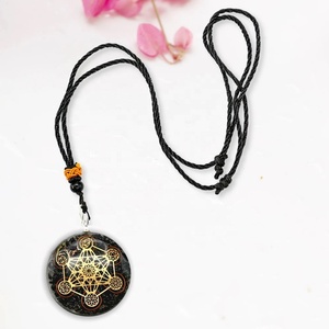 คริสตัลรูปพลอยสีดำทอร์มาลีนสวยงามสัญลักษณ์จักระของฮวงจุ้ย - Product Image 4