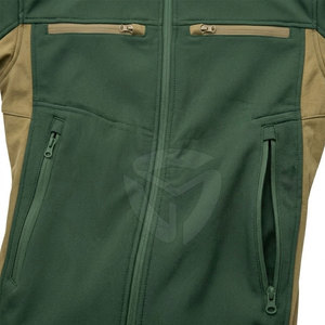 Veste d'hiver softshell pour homme, légère, résistante au vent, fermeture éclair intégrale, couche extérieure pour la randonnée, le trekking, les voyages et le quotidien - Product Image 6