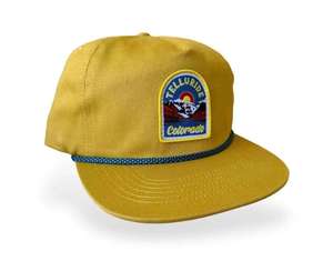 หมวกแก๊ปเวียดนาม หมวกผ้าแคนวาสพร้อมเชือก ปักโลโก้ตามสั่ง หมวกทรงแบนแบบ Snapback สำหรับผู้ชาย - Product Image 3