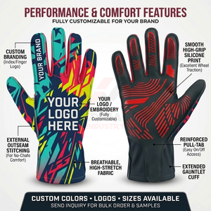 Vente flash - Gants de course personnalisés anti-vibrations pour voiture, moto et kart - Product Image 6