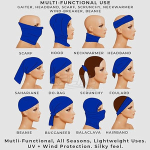 Sublimation Printed <b>Elastic</b> Seamless Bandana Tube Neck Gaiter Cycling Face Mask Outdoor Magic Scarf <b>Headband</b> - Product Image 5
